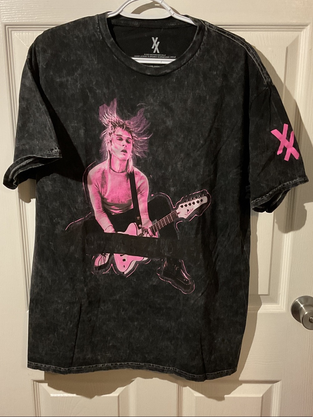 Machine Gun Kelly Mineral Washed Black Short Sleeve Graphic Tee